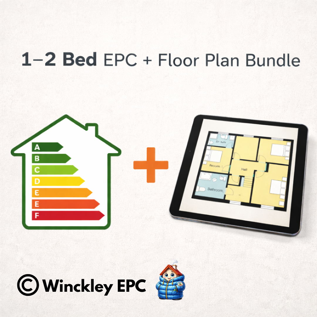 Bundle EPC + Floor Plan 1 - 2 Bedroom Property