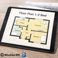 Floor Plan 1 - 2 Bedroom Property