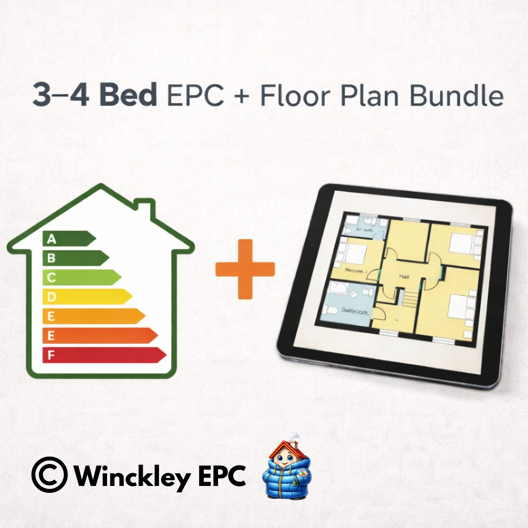 Bundle EPC + Floor Plan 3 - 4 Bedroom Property