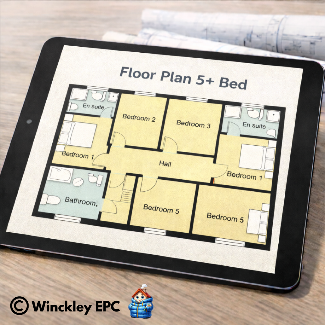 Floor Plan 5+ Bedroom Property